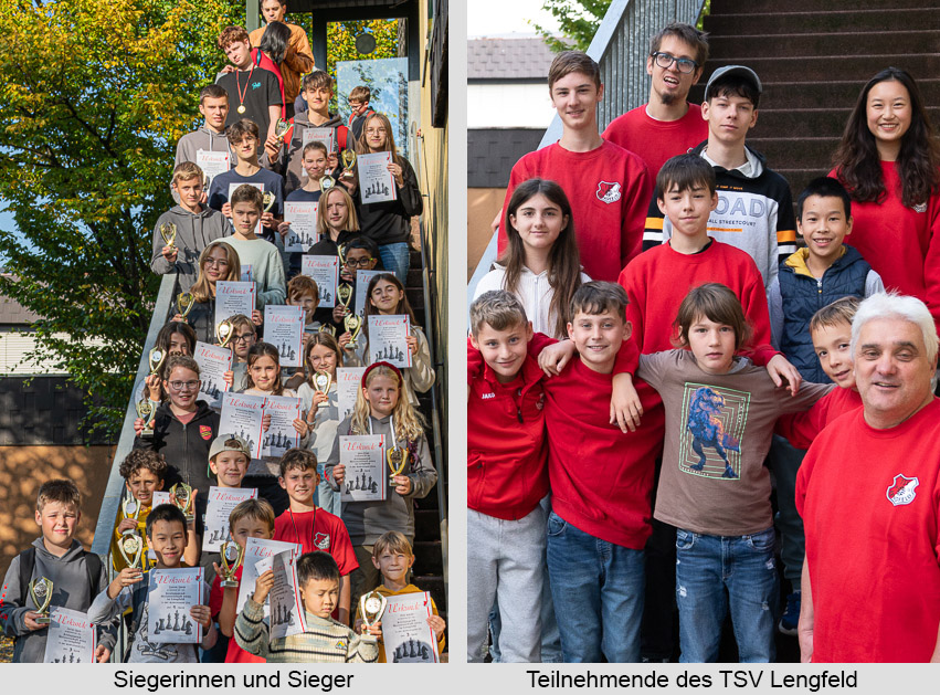 Siegerinnen/Sieger und Teilnehmende des TSV
